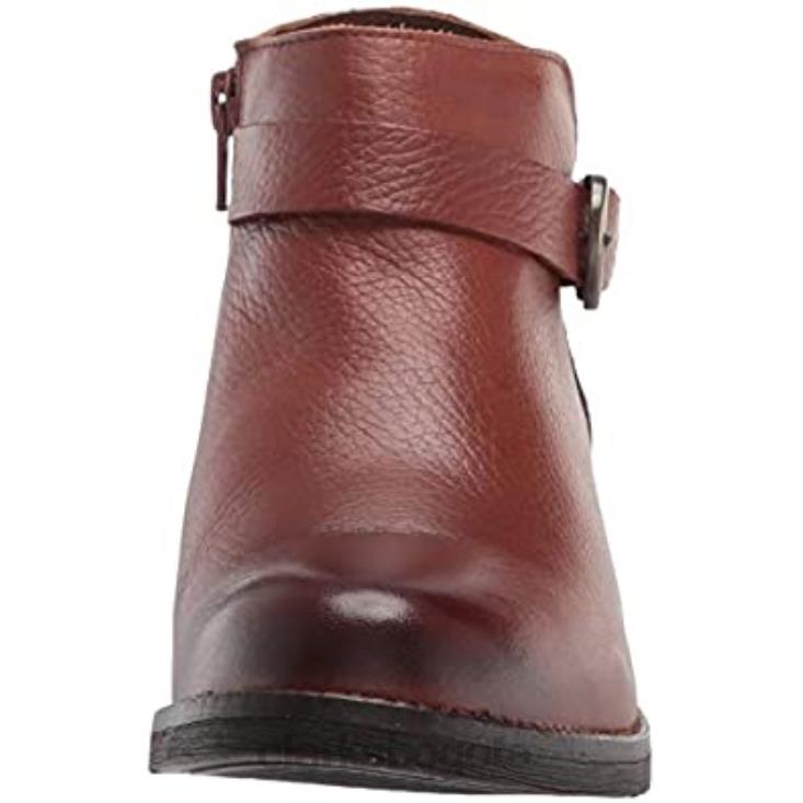 Clarks 0DX8L1514 Bota de moda Clarks demi tono para mujer ante británico color canela mujer gamuza bronceada británica