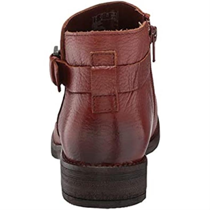 Clarks 0DX8L1514 Bota de moda Clarks demi tono para mujer ante británico color canela mujer gamuza bronceada británica