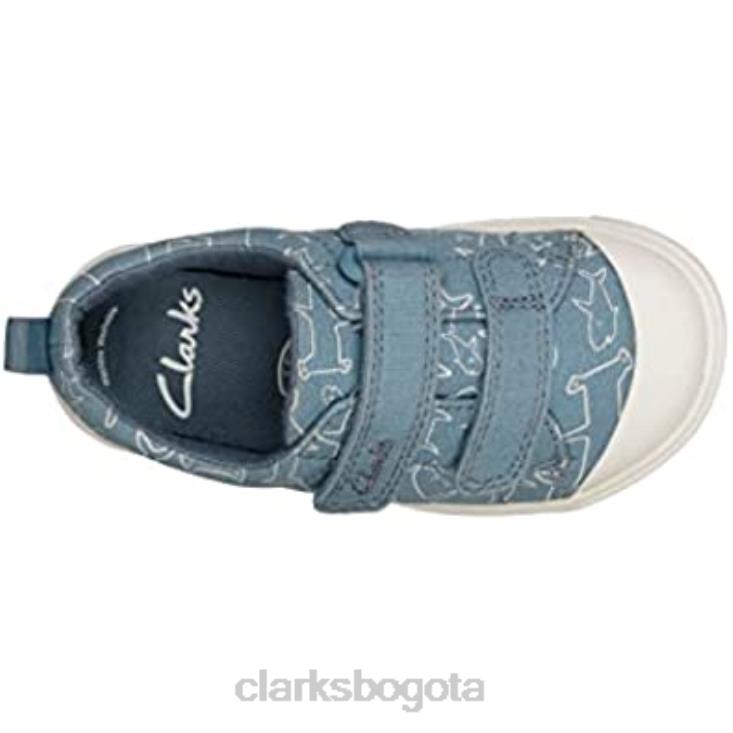 Clarks 0DX8L1518 ciudad brillante niño infantil zapatos de lona clarks niños