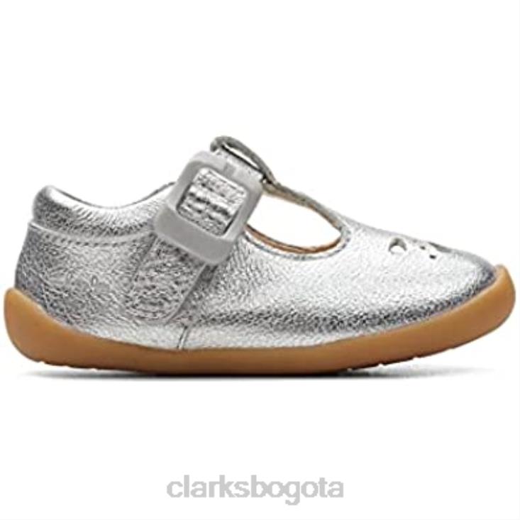 Clarks 0DX8L1524 zapatos de cuero clarks roamer star para niños pequeños niños