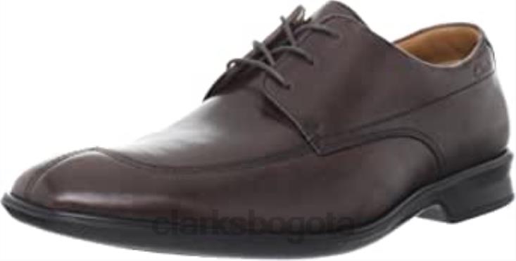 Clarks 0DX8L1534 clarks marrones goya qulace-up para hombre hombres marrón