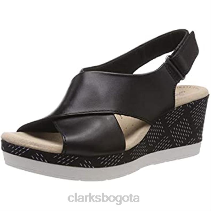 Clarks 0DX8L1535 sandalias con puntera cerrada cammy perla para mujer clarks negro mujer cuero negro
