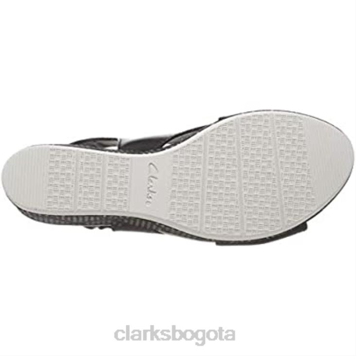 Clarks 0DX8L1535 sandalias con puntera cerrada cammy perla para mujer clarks negro mujer cuero negro