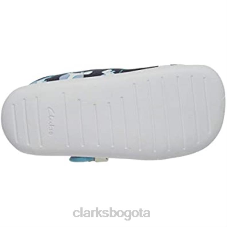 Clarks 0DX8L1536 azul marino interés interés marino clarks bebé niñas roamer sun t zapatillas bajas niño niños interés azul marino interés marino