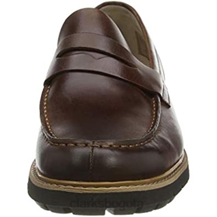 Clarks 0DX8L1537 zapatos derby batcombe edge de hombre clarks brown dark tan lea dark tan lea hombres marrón bronceado oscuro lea bronceado oscuro