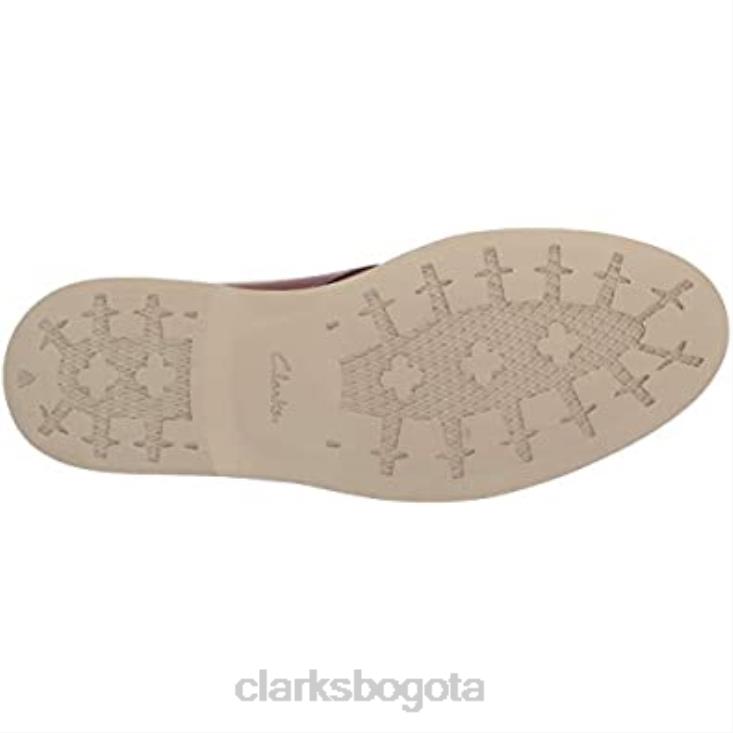 Clarks 0DX8L1538 Botas clarks malwood mid chukka de cuero color canela oscuro para hombre hombres