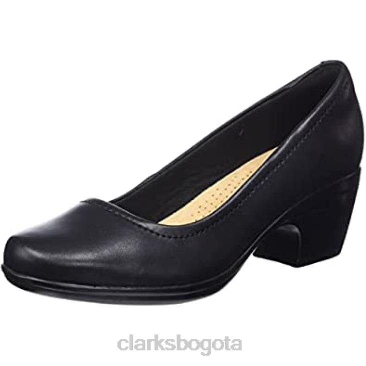 Clarks 0DX8L1545 Zapatos de salón clarks emily belle de mujer en negro mujer cuero negro