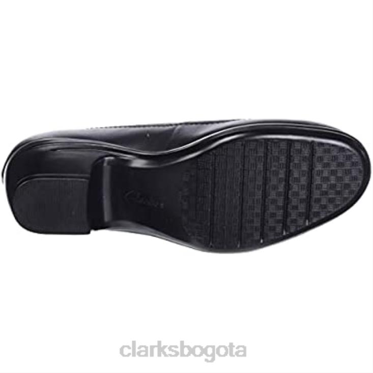 Clarks 0DX8L1545 Zapatos de salón clarks emily belle de mujer en negro mujer cuero negro