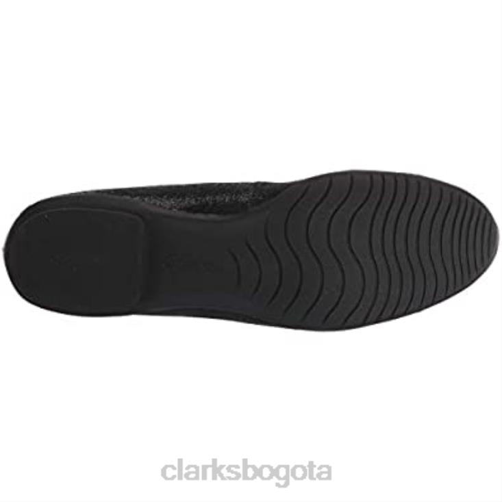 Clarks 0DX8L1548 bailarinas de mujer sara orquídea combi piel negra clarks mujer