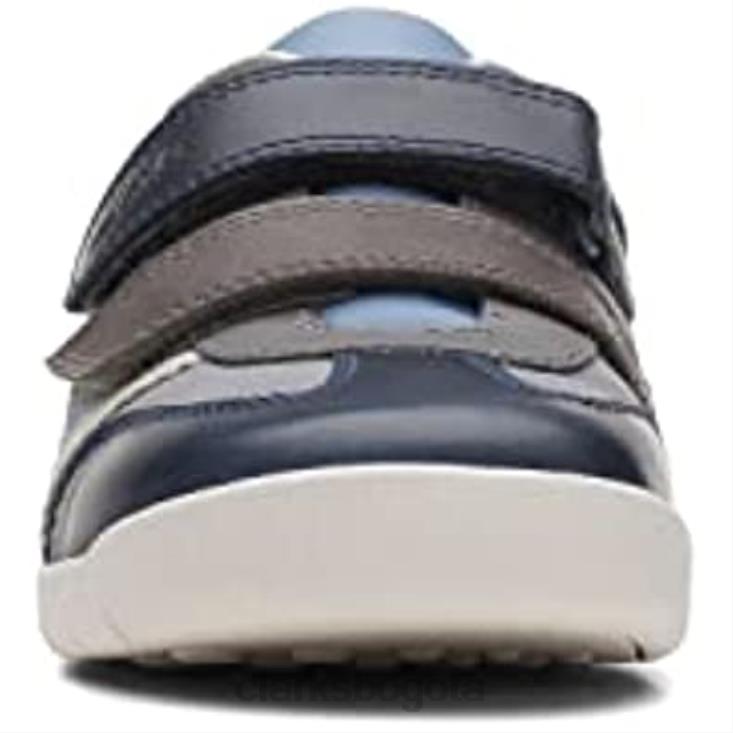 Clarks 0DX8L155 zapatos clarks den stripes de cuero para niños niños