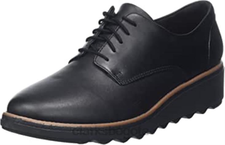 Clarks 0DX8L1558 clarks sharon noel oxford negros mujer mujer negro
