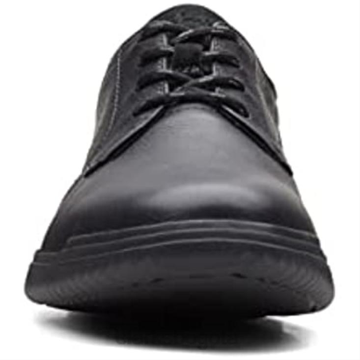 Clarks 0DX8L156 clarks donaway plaoxford de cuero negro para hombre hombres