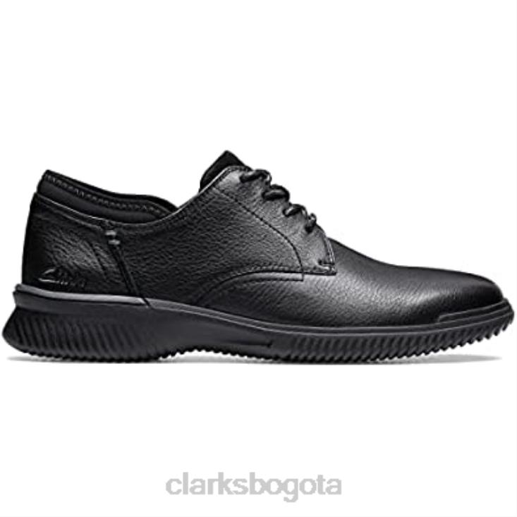 Clarks 0DX8L156 clarks donaway plaoxford de cuero negro para hombre hombres