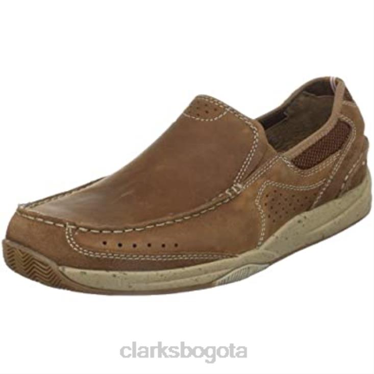 Clarks 0DX8L1566 clarks vestal tan nubuck para hombre hombres nubuck bronceado