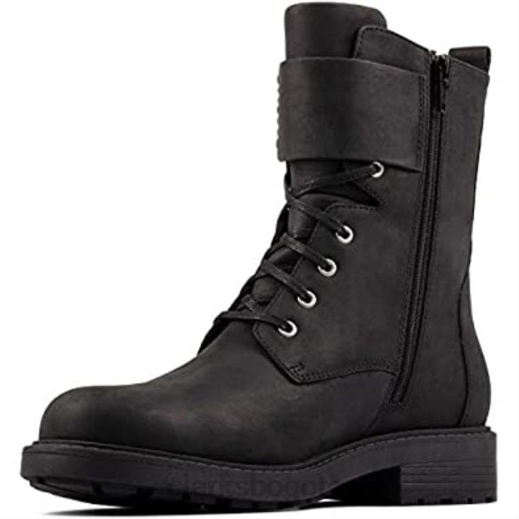 Clarks 0DX8L1568 clarks orinoco 2 encaje cuero negro 6 d unisexo