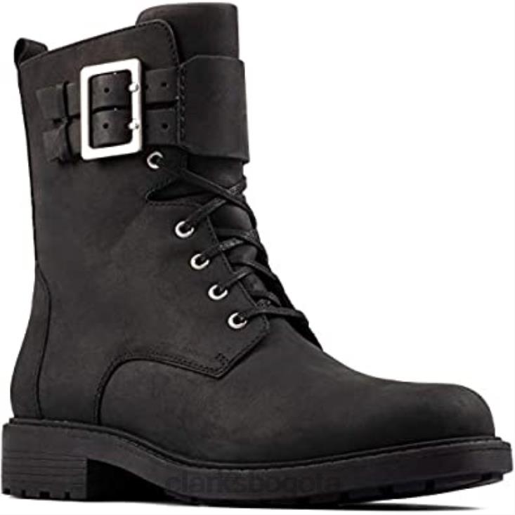 Clarks 0DX8L1568 clarks orinoco 2 encaje cuero negro 6 d unisexo