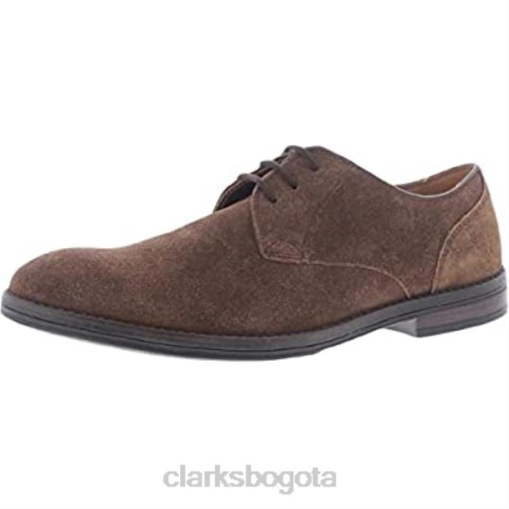 Clarks 0DX8L157 clarks citistride encaje ante marrón unisexo gamuza marrón