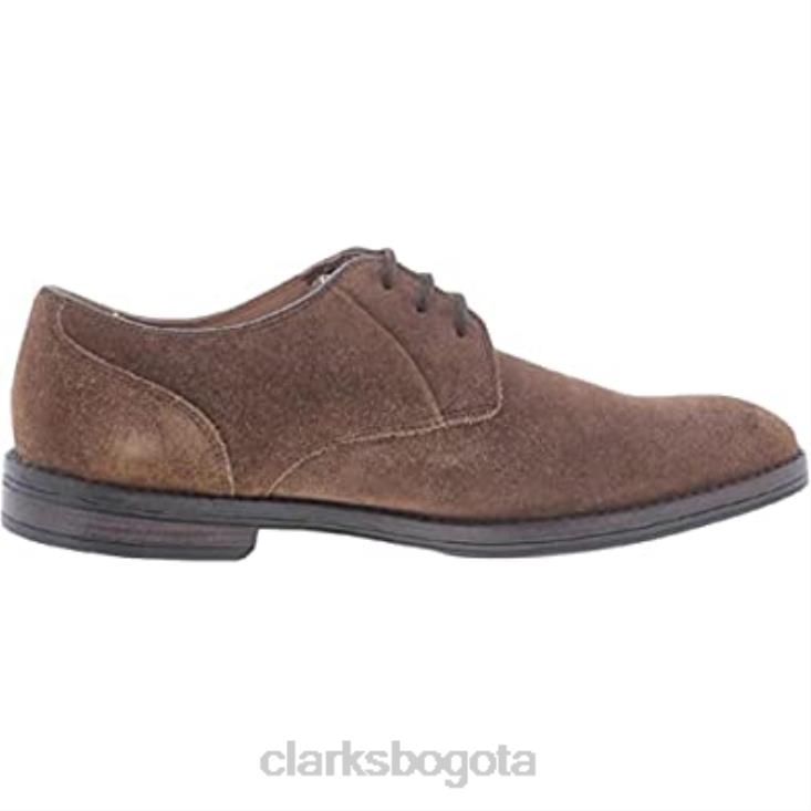 Clarks 0DX8L157 clarks citistride encaje ante marrón unisexo gamuza marrón