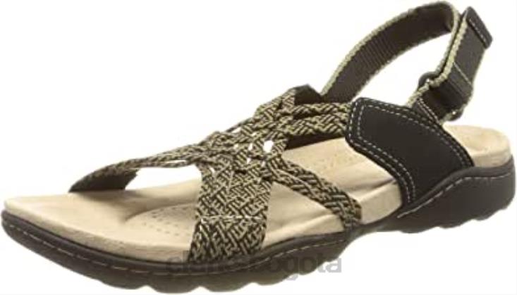 Clarks 0DX8L1571 Sandalia clarks amanda facilidad combi negra para mujer mujer combinado negro