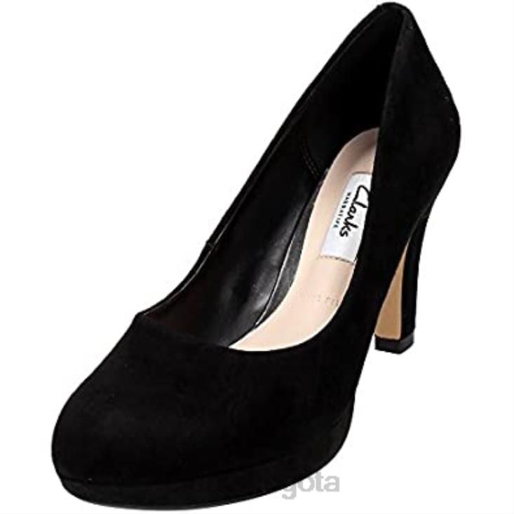 Clarks 0DX8L1573 crujiente kendra clarks negro unisexo negro