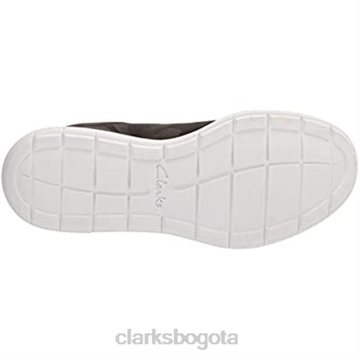 Clarks 0DX8L1582 Zapatilla de deporte con cordones ezera para mujer textil color oliva oscuro combi clarks mujer combi textil oliva oscuro