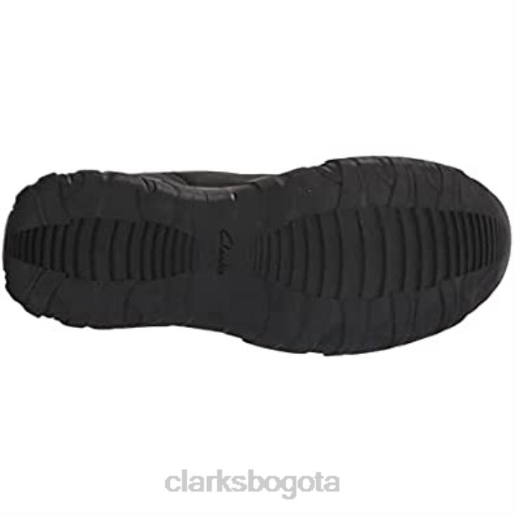 Clarks 0DX8L1583 botín impermeable con cremallera grove para hombre clarks cuero negro hombres cuero negro