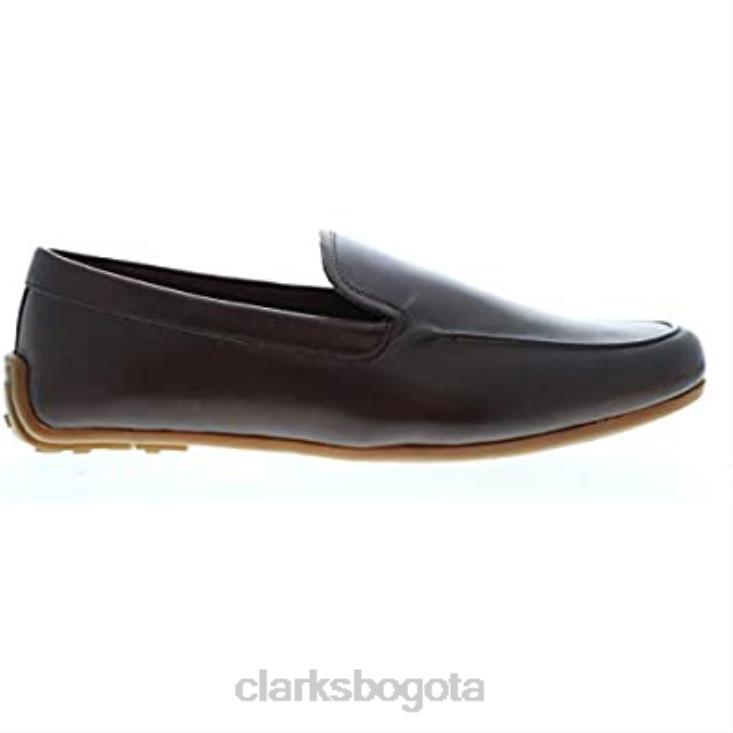 Clarks 0DX8L159 mocasines estilo conducción reazor edge para hombre clarks british tan leather hombres cuero bronceado británico