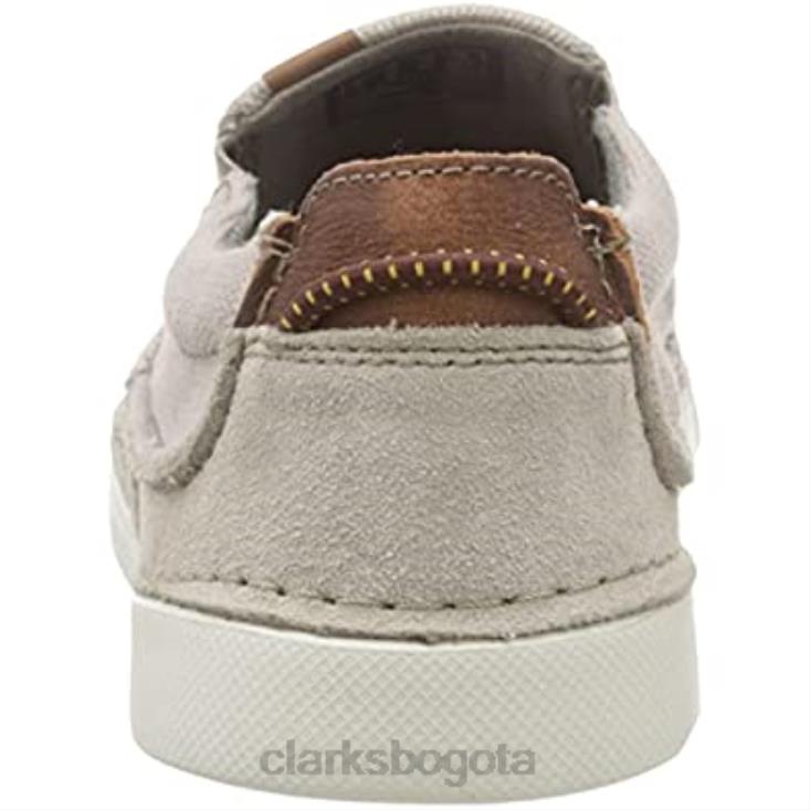 Clarks 0DX8L1593 Mulas Clarks Stone Combi Gereld Step para hombre hombres combinación de piedra