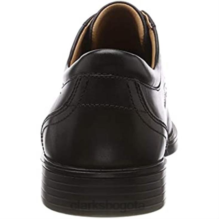 Clarks 0DX8L1598 derbys de encaje un aldric para hombre clarks negros hombres cuero negro