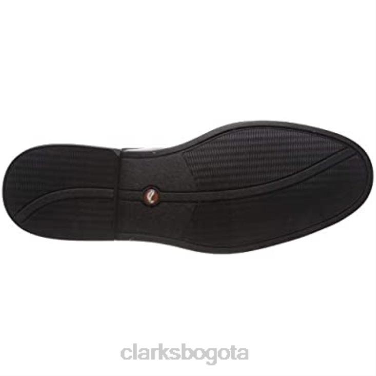 Clarks 0DX8L1598 derbys de encaje un aldric para hombre clarks negros hombres cuero negro