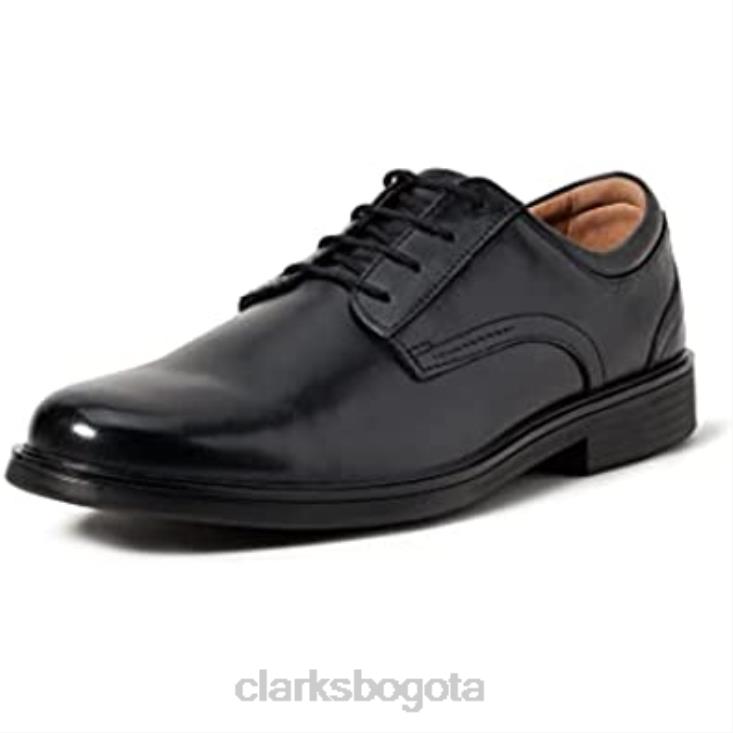 Clarks 0DX8L1599 zapatos planos un aldric park oxford para hombre clarks negros hombres cuero negro