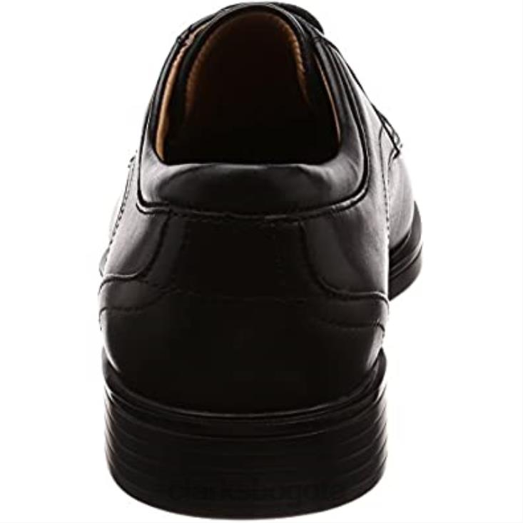 Clarks 0DX8L1599 zapatos planos un aldric park oxford para hombre clarks negros hombres cuero negro