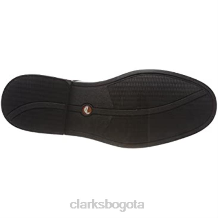 Clarks 0DX8L1599 zapatos planos un aldric park oxford para hombre clarks negros hombres cuero negro