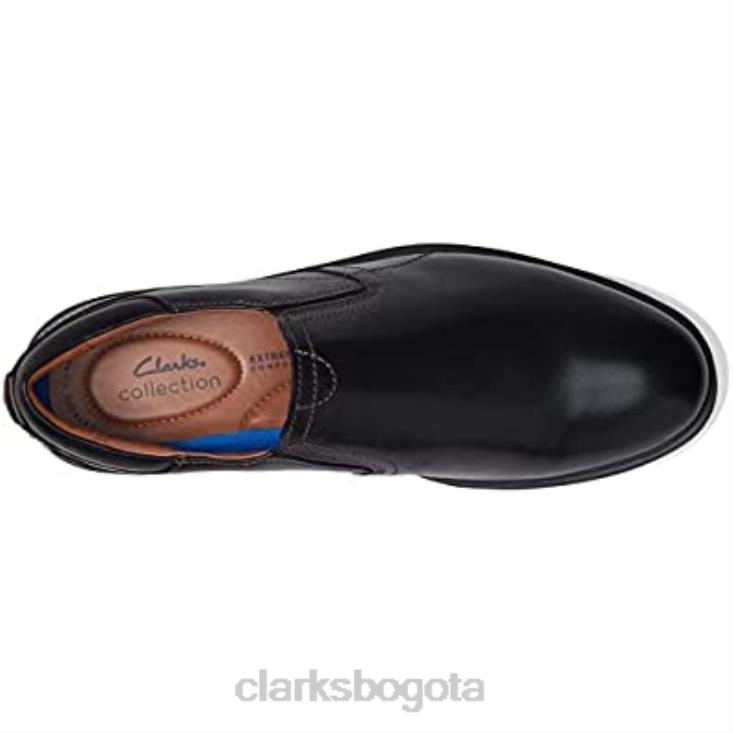Clarks 0DX8L1601 Mocasines clarks malwood easy de cuero negro para hombre hombres cuero negro