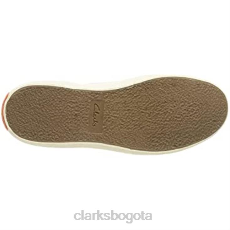 Clarks 0DX8L1606 Zapatilla Aceley Hi para mujer de lona blanca clarks mujer lienzo blanco