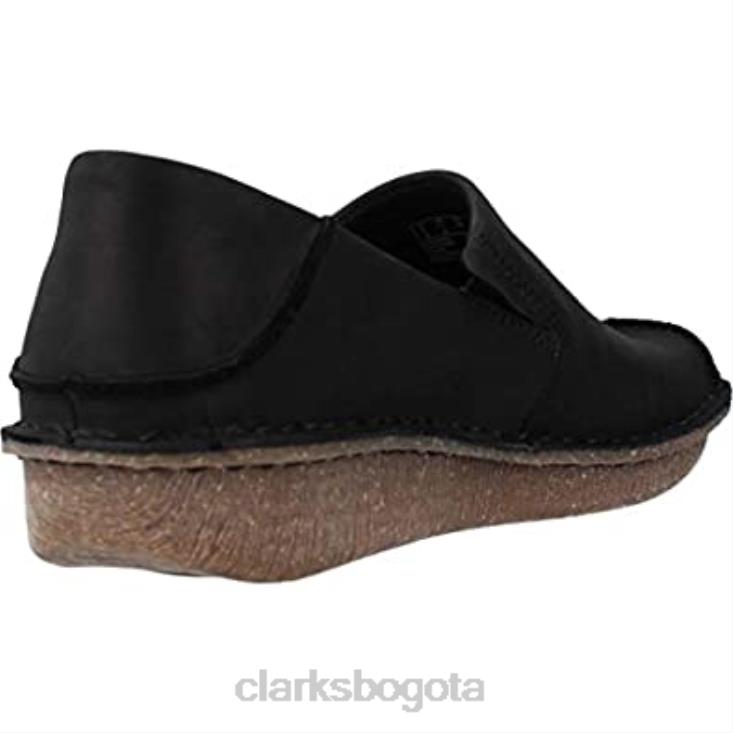 Clarks 0DX8L161 mocasines clarks fun ny go negros para mujer mujer cuero negro cuero negro