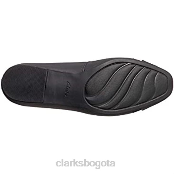 Clarks 0DX8L1619 Sandalias con puntera cerrada Juliet Monte de Clarks para mujer en negro mujer cuero negro cuero negro