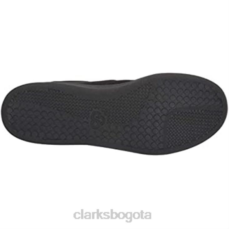 Clarks 0DX8L1622 Zapatilla Sillian 20 Pace Mujer Nubuck Sintético Negro Clarks mujer nubuck sintético negro