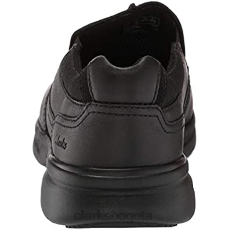 Clarks 0DX8L1626 Mocasines clarks bradley free de cuero negro para hombre hombres cuero negro caído