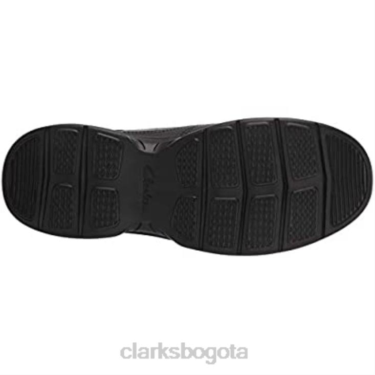 Clarks 0DX8L1626 Mocasines clarks bradley free de cuero negro para hombre hombres cuero negro caído