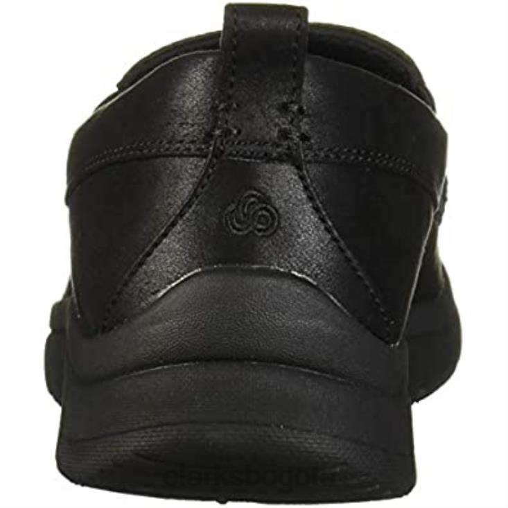 Clarks 0DX8L1628 mocasines clarks tunsil way de hombre sintético negro hombres negro sintético