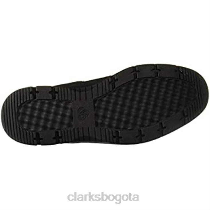 Clarks 0DX8L1628 mocasines clarks tunsil way de hombre sintético negro hombres negro sintético