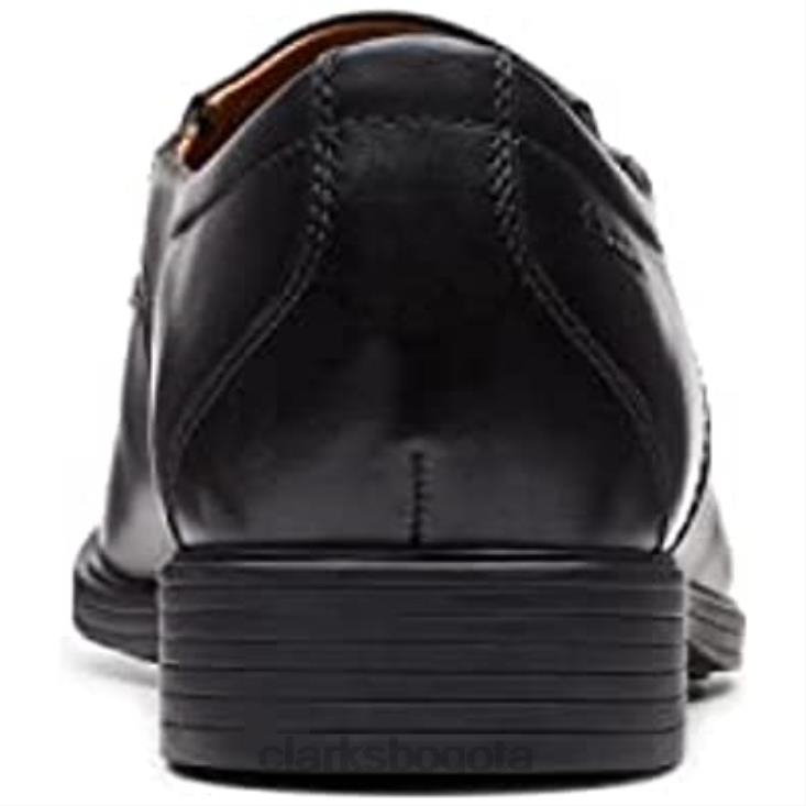 Clarks 0DX8L1635 mocasines clarks whiddon step de cuero negro para hombre hombres cuero negro