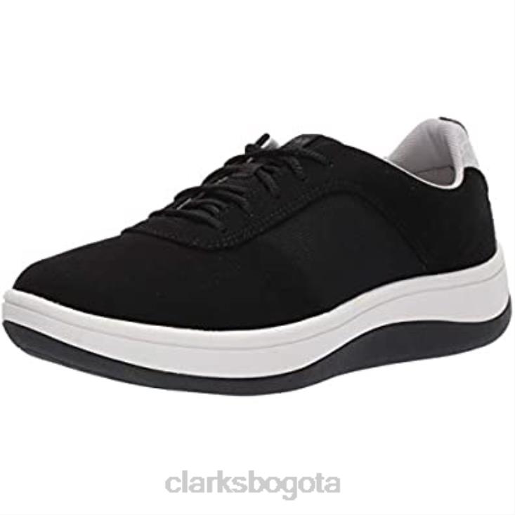 Clarks 0DX8L1638 Zapatilla arla step mujer textil negro clarks mujer textil negro