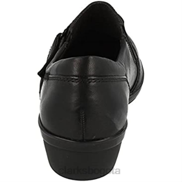 Clarks 0DX8L1640 zapatos de ocio clarks everlay coda negros para mujer unisexo