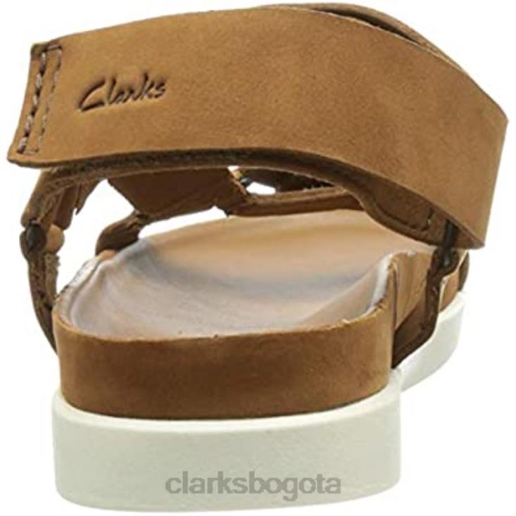 Clarks 0DX8L1641 Sandalia Clarks Tan Nubuck para hombre Sunder Range hombres nubuck bronceado
