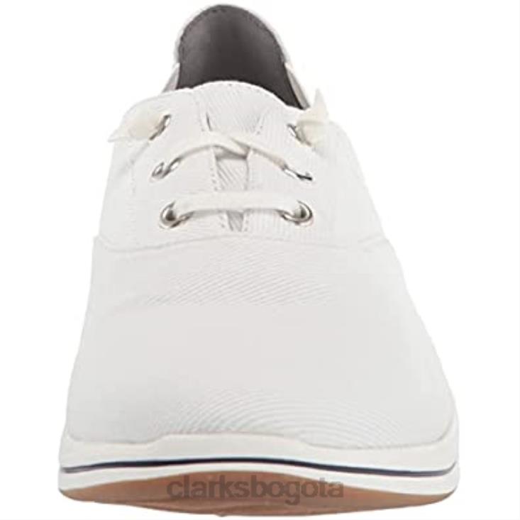 Clarks 0DX8L1645 Zapatilla Breeze Ave Mujer Clarks Lona Blanca mujer