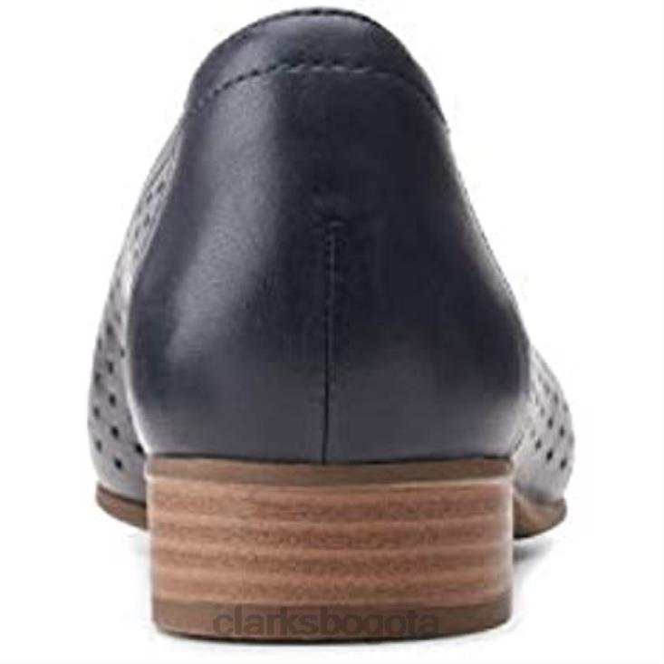 Clarks 0DX8L1648 Bailarinas de mujer Clarks Juliet Cedar de piel azul marino mujer