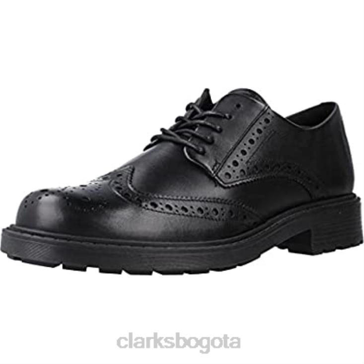 Clarks 0DX8L165 orinoco2 limit mujer oxford clarks cuero negro mujer cuero negro