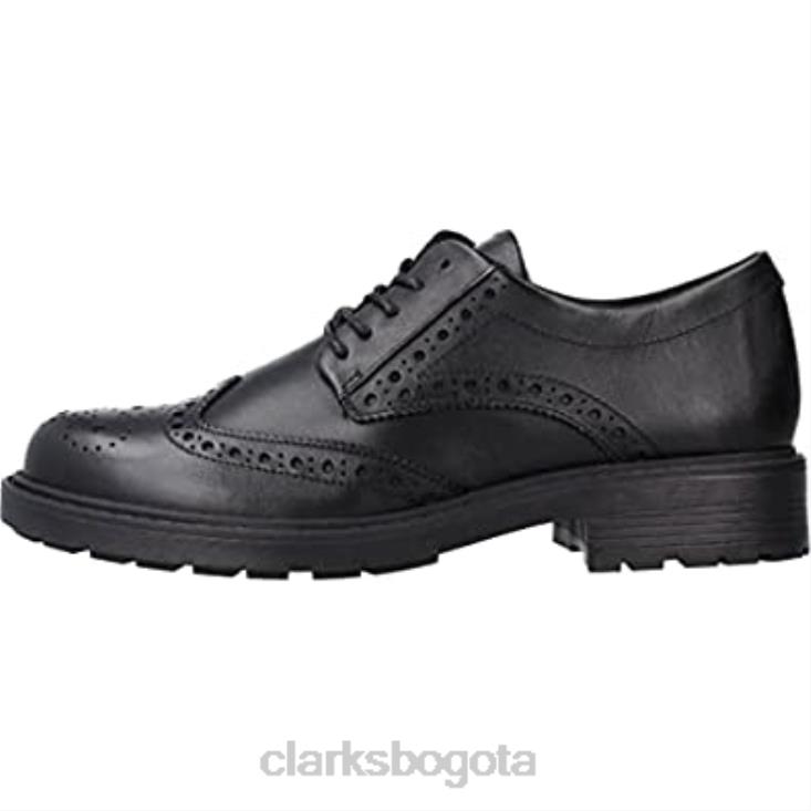Clarks 0DX8L165 orinoco2 limit mujer oxford clarks cuero negro mujer cuero negro